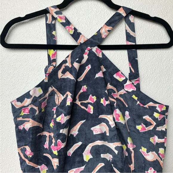 Cabi Halter Aurora Watercolor Floral Dress - Size 8 - Picture 10 of 10